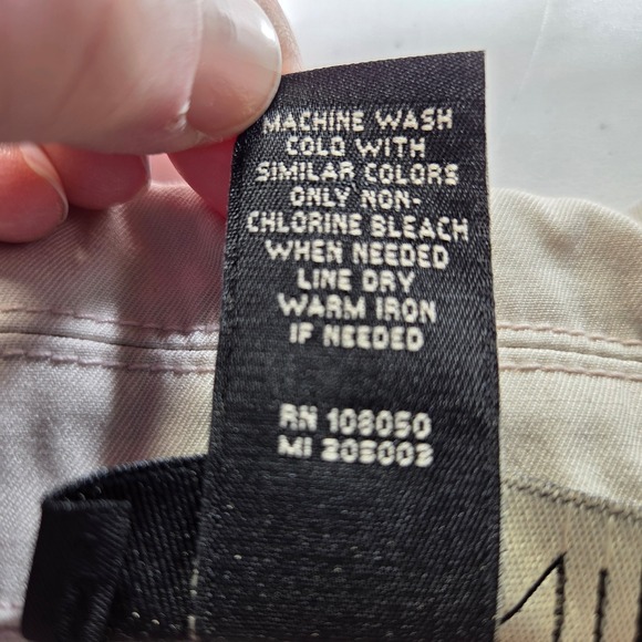 Lane Bryant Jacket Women's Sz 26/28 Solid Khaki Zip Up Long Sleeve Pockets - Picture 6 of 6